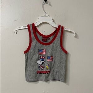 Peanuts Gray Tank Top